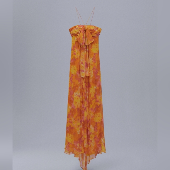 MANGO Selection Bow Maxi Dress - Picture 4 of 5